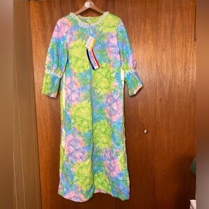 NOS NWT Vintage Floral Robe